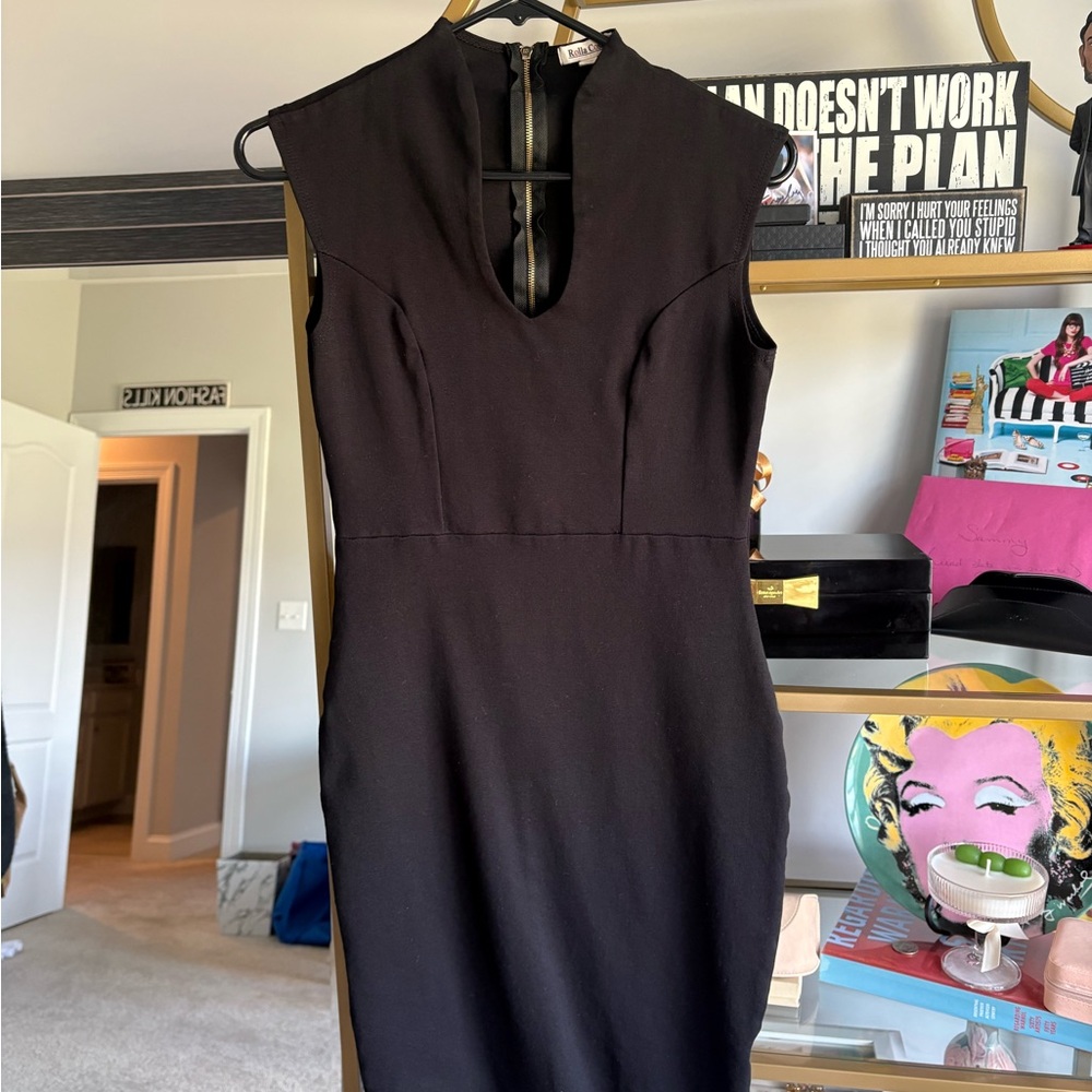 Rolla Coster Black Midi Dress